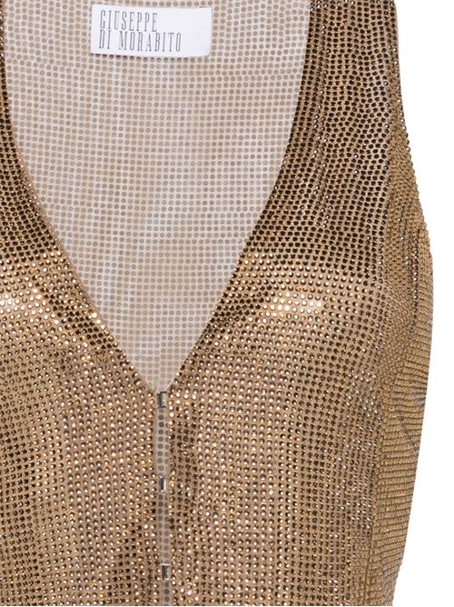 Woman vest studded GIUSEPPE DI MORABITO | 02PSTO218FC0221221TO